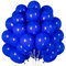 Luftballons Dunkel Blaue, 60 Stück 12 Zoll Dunkelblaue Latex Ballons, Matte Tiefblaue Helium Ballon Partyballon für Geburtstag Jungen Männer Babyparty Hochzeit Baby Dusche Feier Party