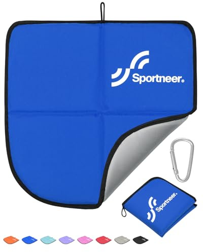 Sitzkissen Wandern Outdoor Faltbar Schutz vor Kälte, Schmutz und Nässe | Faltbares Sitzkissen Thermokissen für Unterwegs, Wetterfest Sitzunterlage Camping Gadgets Zubehör für Camping Stadion