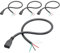 Lot de 4 connecteurs micro USB femelle vers 4 broches - 11 pouces - Micro USB femelle - 5 V/3 A - 4 broches - Câble d'alimentation et de données - Pour appareils micro USB installés ou de rechange