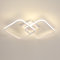 Toolight LED Deckenleuchte 42W 4725LM, Moderne Deckenlampe Quadratische 59cm 4500K Neutralweiß, Deckenlampe Wohnzimmer Acryl Weiß für Schlafzimmer Wohnzimmer Küche Badezimmer Korridor