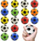 16 Stück Mini Fußball, Mini Sportbälle, Mini Fußball Stressbälle, Schaumstoffbälle, Mini Football, Mini Stress Ball Spielzeug, Stress Fussball Klein für Kinder und Erwachsene