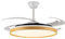 Ventilador LED aspas plegables Panam L 80W 8000Lm CCT