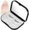 VALICLUD Travel Eyelash Case Lash Applicator Holder False Eyelash Box Makeup Storage Case Includes Mirror Color