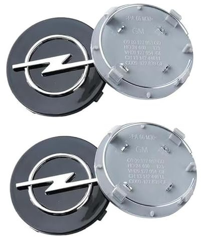 4 Stück Auto Radnabenkappen für Opel Corsa-C Corsa-D Corsa-E Corsa-F,Nabendeckel Felgendeckel Nabenabdeckungen Wasserdicht Staubdicht Reifen Felgen Zubehör