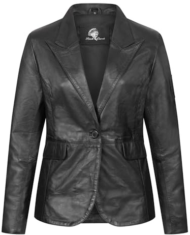 Rock Creek Damen Jacke Blazer Schwarz D-512