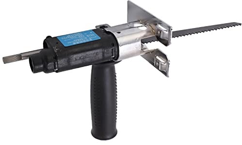 Cocoarm Electric Drill to Saw Adapter, 3 in 1 Curve Saw Reciprocating Electric File Converter, with Ergonomic Design for Wood Cutting Steel Pipe Cutting Plastic