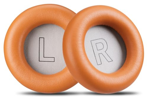 AHG Premium hx ear pads cushions compatible with Bang & Olufsen Beoplay HX headphones (Timber). Easy DIY Fit | Luxurious Sheepskin Leather | AHG FlexiSoft Foam | Seam Stitched Durability