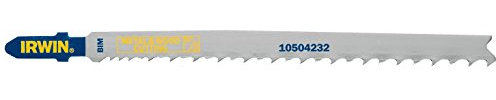 Irwin Metal/Wood Cutting Jigsaw Blades (5) gressive Teeth T Shank 132mm