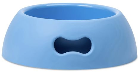 United Pets Pappy Große Hundenapf, Eco- Friendly, Made in Italy, Futternapf, Trinknapf für Hunde, Hellblau, 2200ml, L