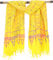 GURU SHOP Bali Batik Sarong, Wandbehang, Wickelrock, Sarongkleid, Strand Tuch - Design 17/gelb, Herren/Damen, Synthetisch