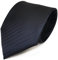 TigerTie Designer Krawatte in dunkelblau marine gestreift
