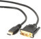 Gembird-Cavo 3 m da HDMI a DVI, connettori placcati in Oro