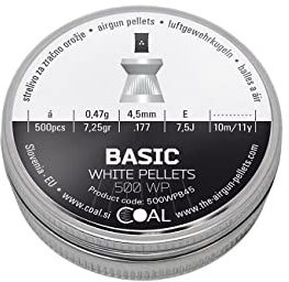 Coal Diabolos 4,5mm Basic White Pellets 500 Stück