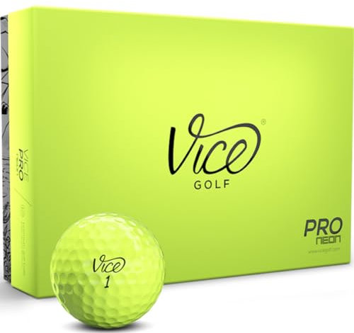 Vice Pro Golfbälle, Limette, 1 Dutzend