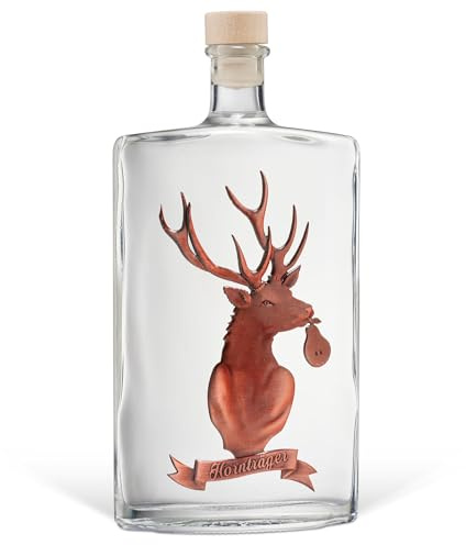 Hornträger Williamsbirne Obstler (0,5 l) - Edel-Obstbrand für Männer, Jäger und Sammler
