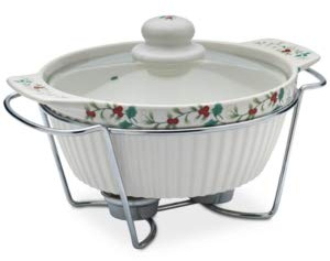 Pfaltzgraff 3-Pc. Winterberry Lidded Soup Tureen & Rack