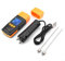 Walfront Digitales Holzfeuchtemessgerät mit Langer Sonde, GM620 Handheld Feuchtigkeitsmessgerät Hackschnitzel für Wände Luftfeuchtigkeitsmesser, -10-60 ℃ mit Vier einstellbaren Pegeln