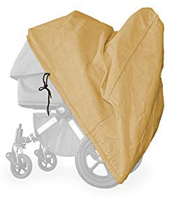 softgarage buggy softcush beige Abdeckung für Kinderwagen Hauck Malibu Regenschutz Regenverdeck
