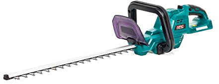 NAC HB-BL-LI-2x20V Cisaille à Haies sur Batterie 20V, Longueur de la Lame 510 mm, Distance Entre Les Couteaux 24mm, Double Interrupteur, sans Batterie, sans Chargeur, poignée pivotante