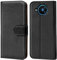 Verco Coque pour Nokia 8.3, Housse Portefeuille pour Nokia 8.3 5G Etui en Cuir Synthétique Fonction Stand Case, Noir