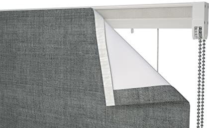 Amania Trading 130cm SAFETY CONNECT DIY Roman Blind Complete Kit, White