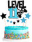 Elicola 11th Birthday Cake Toppers Level Up 11 Cake Decorations Happy 11th Birthday for Boy Birthday Game Party Supplies