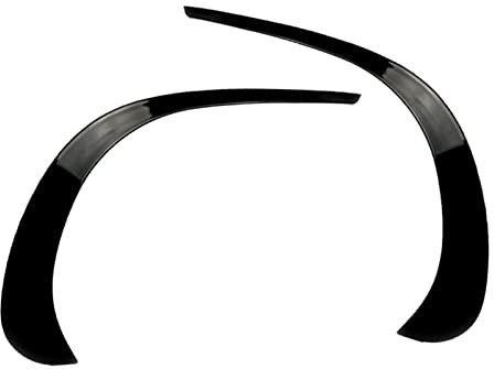 Etsuhiro Für Mercedes Für Benz GLC X253 GLC260 GLC300 2020 2021 Auto Frontschürze Spoiler Air Vent Outlet ABS Trim Cover Auto Zubehör (Farbe : Glossy Black)
