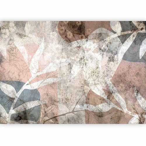 murando - Papier peint panoramique abstrait 350x256 cm - Revêtement mural décoration pour chambre salon cuisine - Design unique et moderne - Marron beige vert - a-A-10436-a-a