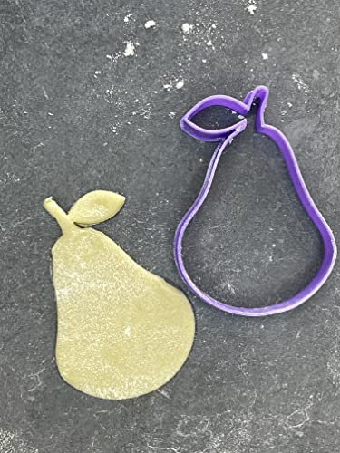 ELACE Emporte Pièce Biscuit Poire Forme - Moule Biscuit Emporte Piece Enfant - Formes Variées pour Biscuits, Gâteaux, Décorations - Idéal pour Cuisson, Artisanat, Enfants Dimension 7x5.5x1.5cm
