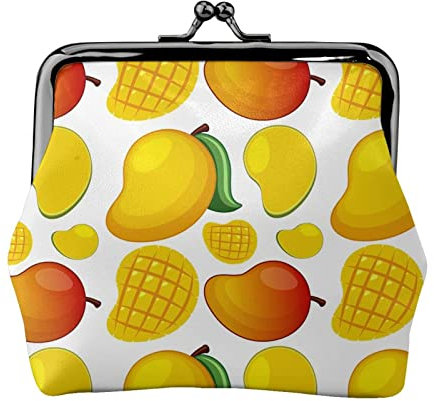 Mango Porte-Monnaie en Cuir pour Femmes, Petite Pochette à Change avec Fermoir Kiss-Lock Fermeture Boucle Portefeuille pour Femmes Filles