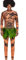 Maui Kostüm Herren, Maui Tattoo-T-Shirt mit Hose und Blätterrock, Cosplay Kostüm Erwachsene Herren, Blatt Kostüm, Hawaii Verkleidung Herren, Erwachsene Männer Carnival Cosplay Kostüm