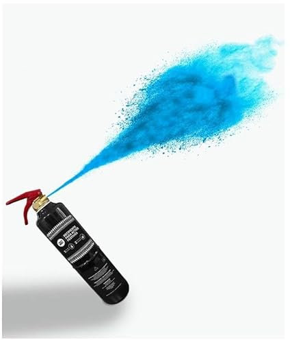 EUTOPICA HoliFestival Extincteur à poudre Holi Bleu clair 1 kg