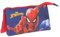 Aymax Federmäppchen mit 3 Fächern, 21 x 11 cm, Spiderman, bunt, Schultaschen