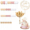 Yamitora 49 Stück Oh Baby Cake Topper Holz,Oh Baby Kuchen Topper Babyparty Tortendeko,Kuchen Deko Kuchenstecker für Baby Shower Eine Windeltorte Gender Reveal Partydeko
