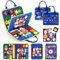 Busy Board Motorikspielzeug, Activity Board Montessori für Kinder ab 1 2 Jahre, Kinderspielzeug Geschenk für Junge Mädchen 2 3 4 Jahre, Sensorik Lernspielzeug für Outdoor Reise Auto Flugzeug