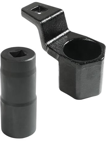 bylikeho Herramienta de extracción de polea del cigüeñal, herramienta automotriz, accesorios de coche, enchufes pesados, enchufe equilibrador armónico de 19 mm, soporte de polea de cigüeñal de 50 mm,