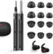 6 Pairs Replacement Ear Tips for Beats Fit Pro/for Beast Studio Buds/for Powerbeats Pro 2 with Cleaning Pen, No Silicone Pain Anti-Slip Fit in Case,(3 Size S/M/L-Balck)