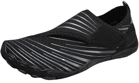 Barfussschuhe Damen Schwimmschuhe Leichte Barefoot Shoes Barfuss Schuhe Atmungsaktiv Schnelltrocken BarfußSchuhe Damen Weiß Wasserschuhe Damen 39 Beige