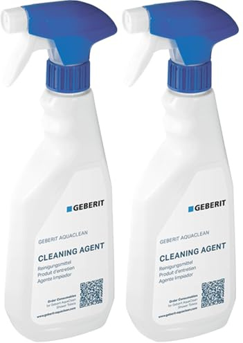 Geberit AquaClean Reinigungsmittel (500 ml, sofort und unverdünnt einsetzbar, umweltfreundlich) 242.546.00.1 (Packung mit 2)