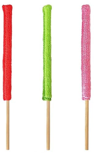 3 Pcs Crevice Cleaning Tool Detail Duster Small Dusters Microfiber Detail Duster Sticks for Cleaning Crevice Cleaning Tool for Fan Blade Vent Home Car The Smallest Spaces