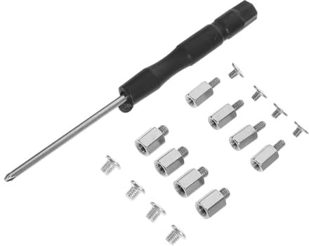 Hoement M.2 Ssd Schraubensatz Aus Edelstahl Computerzubehör Fürpc Und Spielkonsole Schrauben Und Schraubendreher Für 2 Ssd Montage Kompakt Und Robust Befestigungssatz Für Motherboard Laptop