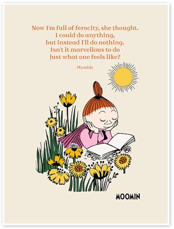 Isn't it marvellous to do just what one feels like? - Mymble Poster | 30 x 40 cm Beige Wandbilder Wanddeko