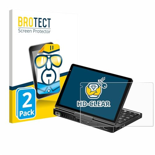 BROTECT 2 Stück Schutzfolie für GPD Pocket 4 Displayschutz Folie Made in Germany, Ultra-Klar