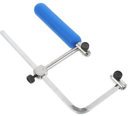 DECORNIJIA Schmuck Making Saw Bogen klappbare Bogensäge Sägebogen zum Selbermachen Juweliere sahen Bogenmachermaschine Kurvenbogen selber machen DIY -Schneidwerkzeug Schmucksägebogen Plastik