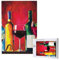 Cocktail Glasses and Wine Bottles Printed Jigsaw Puzzle with Storage Box, Wooden Puzzle for Adults and Kids, 1000 Pieces Family Fun Decorative Game