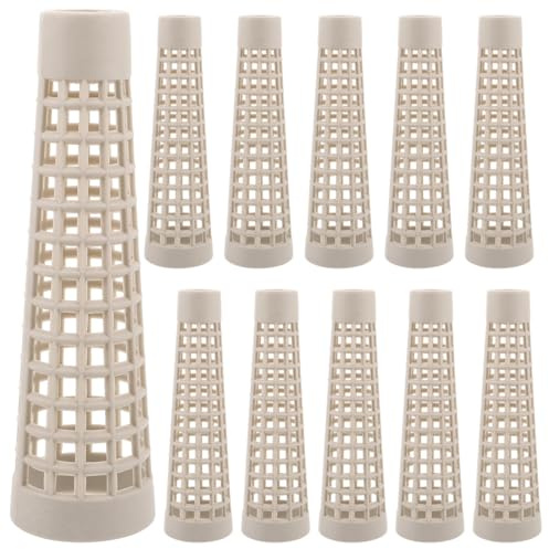 NUOBESTY Tapered Yarn Cone Mesh Tube Bobbins for Textile Dyeing and Steaming Reusable Winding Tube for Yarn Handling Tangle Reduction and Efficient Bulk Production