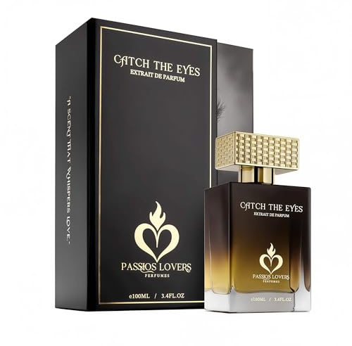 Passion Lovers Catch the Eyes Parfum für Herren 100 ml – Intensiver, langanhaltender Duft mit Weihrauch, Honig & Oud – Orientalisch-würziger Luxusduft mit Amber & Zedernholz. gratis 3ml Duftprobe
