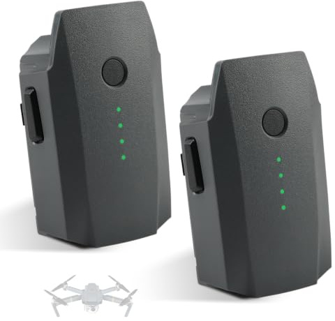 KingSener 2 Stück 43.6Wh BT-YU01 G-MVP für DJI Mavic Pro | 31Mins Max Flight Time Akku für DJI Mavic Pro Alpine White Drone (Nicht für Mavic 2 geeignet) 3833mAh 11,4V