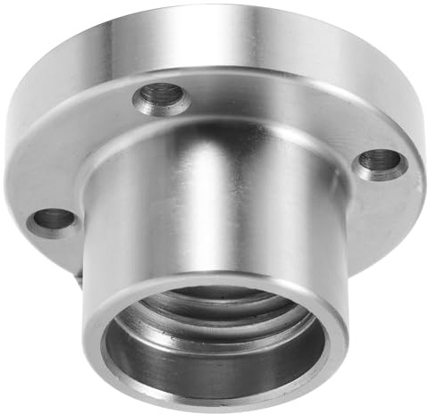 POPETPOP 2 Inch Wood Lathe Chuck Faceplate Adapter 1-8 Thread, Steel Material for Stable Clamping Force and Versatile Processing in Woodworking Projects