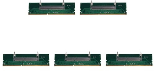5 Stück Laptop DDR3 auf Desktop Speicher Anschlusskarten Konverter Adapter Tester, unterstützt nur 1,5V DDR3 Speicherkarte